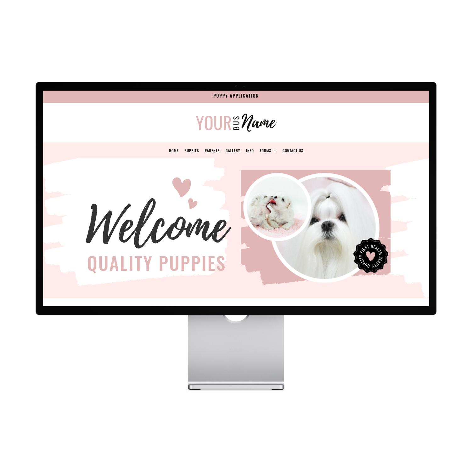 Kiss Me Softly Template — preview 1 of 6