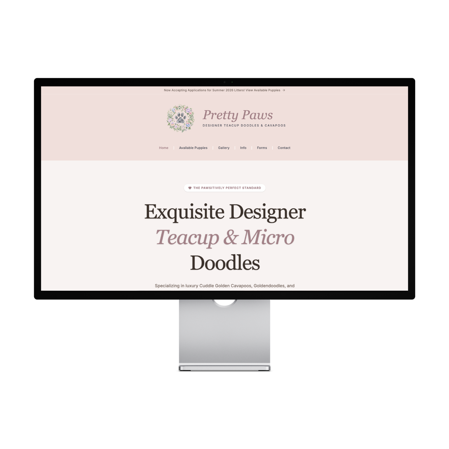 Pretty Paws Template — preview 1 of 5